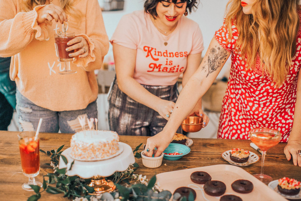 How to throw the best Galentine's Day party,  the food